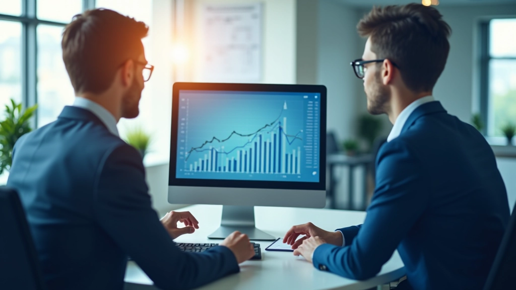 Konjunkturzyklus-Visualisierung mit Trendlinien und Wendepunkten markiert